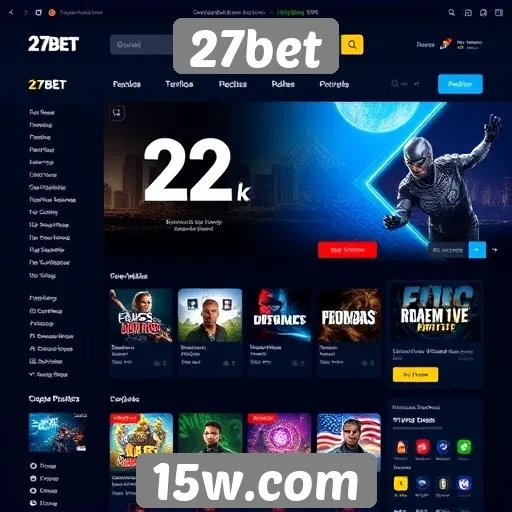 Avaliação da interface do usuário no site 27bet